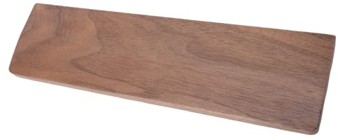 VBESTLIFE Tangentbord Handledsstöd, Ergonomiskt Handledsstöd i valnötsträ för 60% Tangentbord, med 6 Anti-slip-kuddar, för Programmerare Maskinskrivare Textarbetare