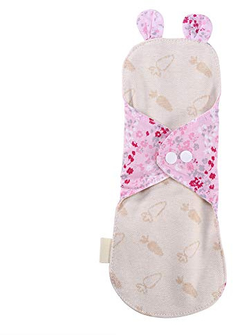 250 mm Damenbinde, Menstruationskissen aus Bio Baumwolle, wiederverwendbare, waschbare Slipeinlage, Tag und Nacht Menstruationskissen(3#)