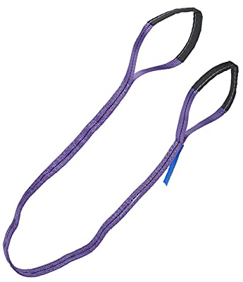 Abschleppschlinge, Rundschlingen, Hebeschlinge, Gurtband 1T Tragfähigkeit Hebegurte für Häfen für Schiffe für Maschinen(4m (13,12ft))