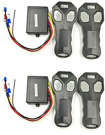 meialla 2 Set Telecomando Wincher Wireless Auto Universale Doppio Auricolare Trasmettitori Accoppiati