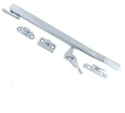 Modern Casement Stay - Locking in Polished Chrome Finish & Dimensions 100mm x 80mm x 255mm