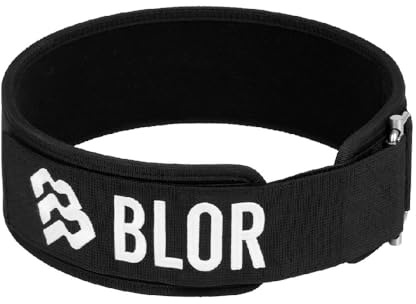 Blor Cintura 2.0 Regolamentare Weightlifting E Powerlifting Per Sollevamento Pesi Supporto Lombare Unisex Ideale Per Allenamenti Intensi Sgancio Rapido (M)