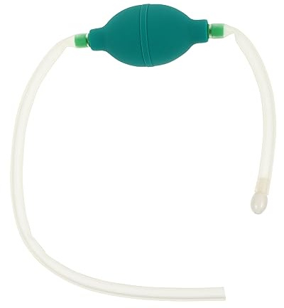 Mikinona Lave-nez Manuel en Silicone Bleu Facile à Transporter Utiliser, Outil de Nettoyage Nasal pour Adultes et Garçon et Filles, Kit de Lavage des Fosses Nasales à Domicile