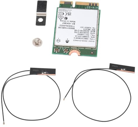 Xiuganpo WiFi 7 Card Advanced MU MIMO Technology Netzwerkadapter, 574 Mbit/s 5G 2400 Mbit/s 6G 5800 /, Interner BT 5.4-Netzwerkadapter für Stabile Verbindung (WiFi 7-Karte mit integrierter Antenne)