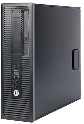 HP Elitedesk SFF PC Desktop Computer Pc Fisso Intel i7, Ram 32Gb, SSD 256Gb, WiFi Usb, Pacchetto Libre Office, Win 11 Pro (Ricondizionato)