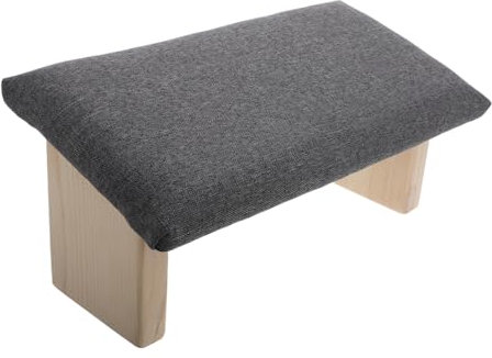 POPETPOP Meditationsbank Klappbar Holz Hocker Gebetsstuhl Für Yoga Entspannung Üben Outdoor Reisen Naturfarben