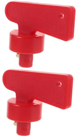 Ciieeo Llave Para Batería De Coche y Barco 2 Piezas, Interruptor De Desconexión De Energía Mini, Compatible Para Camión y Rv, Control Eléctrico De Batería Para Uso Automotriz y Náutico