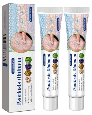 2PCS Herbal Extract Antifungal Cream - Jock Itch Cream Antifungal - Anti Fungal Foot C-Ream for Athlete's Foot & Jock Itch Treatment - Fast-Athletes Foot Treatment - A-ntifungal Herbal for Body