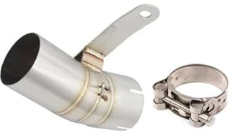 Exhaust Pipe Silencer Motorcycle Slip On Exhaust Middle Pipe For Bmw S1000Rr S1000 S 1000 Rr 2020-2025 Escape Mid Link Tube Adapter 60Mm Muffler Motorbike Connecting Tube