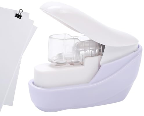 Stapleless Stapler - 5 * 2.5 * 5cm Stapleless Compact Handheld Stapling Tool | Long-Lasting No Staple Stapler | for Children Home Business Arts Office School Classroom Desk Hospital Document