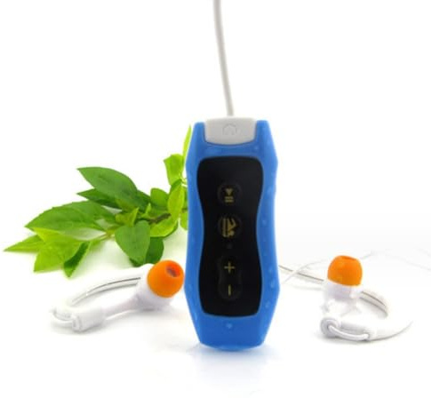IPX8 Lettore Musicale MP3 con Suono FM Clip Design USB 2 0 Auricolare Ricaricabile per Nuoto Running Sport