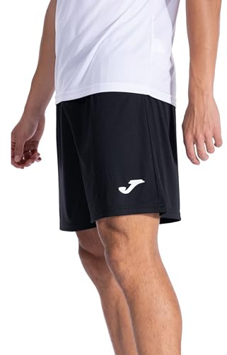Joma Herren Shorts - Atmungsaktive Sport Short - Schwarz - M - Treviso