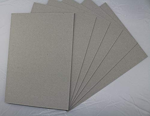 25 Stück Buchbinderpappe Graukarton Format DIN A3 (297 x 420 mm) 1,50mm starke Graupappe Sonderformate des Kartons ist auf Anfrage möglich