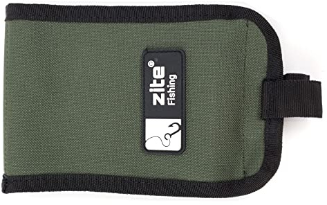 Zite Fishing Vorfachtasche | Angelvorfächer & Haken | Rig-Bag Haken-Tasche | Rig-Wallet Angeln | 100% Polyester (13x19cm)