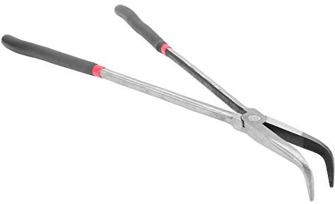 Pince à Bec Long Pince à Bec à Manche Extra-long de 16 Po Pinces Courbées à Angle Droit à 90 Degrés