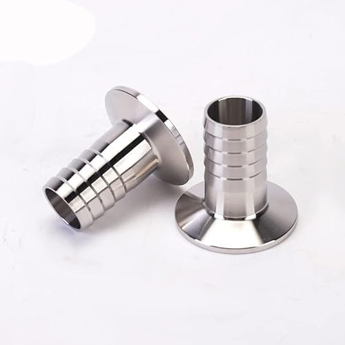 10 12 14 16 19 25 32 38 45 51 mm Edelstahl SS304 Sanitärschlauch Widerhaken Rohrfitting Ferrule fit 0.5quot; 1 1,5 Tri Clamp-K91 mm (3 Zoll TC), 63 mm Schlauchtülle