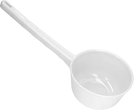 Pelle à Eau, Louche à Eau en Plastique épaissi Multifonction, Résistant à l'abrasion, Très Résistant pour la Cuisine (Blanc)