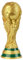 Taivoze 2022 World Cup Replica, Sports Fan Trophy Resin Soccer Collectible, Gold World Cup Trophy Decor for Bedroom Office Desktop (Large size-14.17)