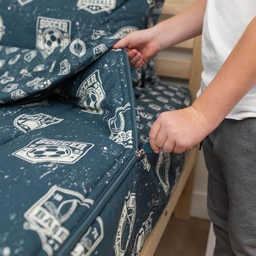 Beddy's Blue Sports All-in-One Zipper Bedding Set for Kids/Teens - Full