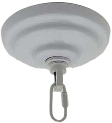 ulafbwur Lamp Holder Ceiling Light Canopy Kit with Heavy-Duty Replacement Cover Plate Easy to Install Pendant Light Chandelier Canopy Holder White