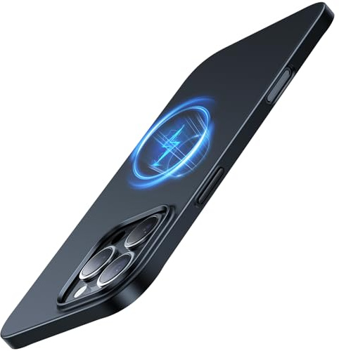 TORRAS Ultra Thin for iPhone 16 Pro Max Case, Compatible with MagSafe, No.1 Magnetic Force, Slim Fit ＆ Velvety Touch, Protective Hard Anti-Scratch Case for iPhone 16 Pro Max Cover, Matte Black