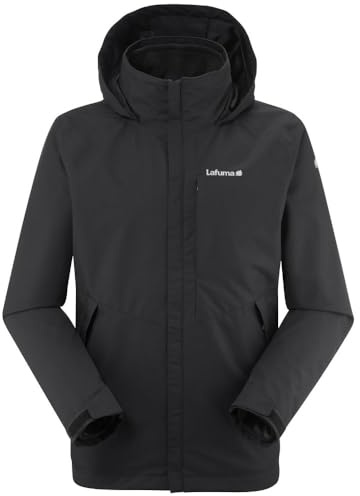 Lafuma Access Veste imperméable pour homme Noir Taille XL, Noir, XL