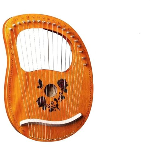 Erwachsene harfe Holz-Mahagoni 19 Saiten Harfe Musikinstrument Für Klassische Musik Liebhaber Anfänger Leicht Zu Erlernen(Rose A)