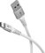 goobay USB-A vers USB-C 60 W / 0,5 m/Câble textile flexible/Câble de charge de 480 Mbits USB C/Super doux/Samsung, Xiaomi, Google, Nothing Phone Câble USB A vers C/Câble textile/Blanc / 74529