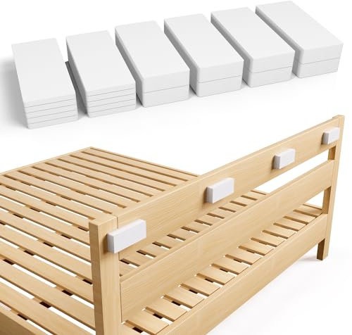 Mrltau 20 Pcs Espaceurs en Mousse Eva Mur, Autocollant Protection Murale Lit, Protection Poignée De Porte, Accessoires De Lit, Butoir De Porte, Butoirs De Lit, Butoirs De Tête De Lit pour