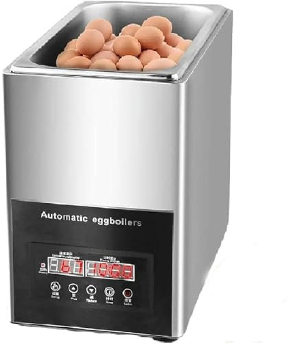 Cocedor Huevos Eléctrico Con Capacidad Para 50 Huevos,Cocedor De Huevos Aguas Termales,Máquina Para Huevos Semicocidos Comercial Inteligente Totalmente Automática,Cocedor Huevos,110V