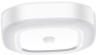 QUMIIRITY Wireless Motion Sensor LED Ceiling Lamp Square Ceiling Light for Household Decor Easy Install Battery Powered for Living Room Bedroom Bathroom