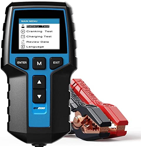 Probador de batería, BT200 12V Probador de batería de automóviles DIGITAL AUTOMOTOR DIAGNÓSTICO DIAGNÓSTICO ANALIZADOR DE BATERÍA DE BATERÍA DEL VEHÍCULO Herramienta de escáner de carga