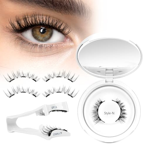 Higu clace Magnetische Wimpern,Magnet Wimpern Ohne Eyeliner