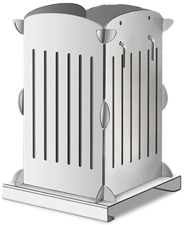 Machine à brochettes en acier inoxydable pour griller, durable et facile à nettoyer, outil de barbecue idéal pour la préparation de shish kebab