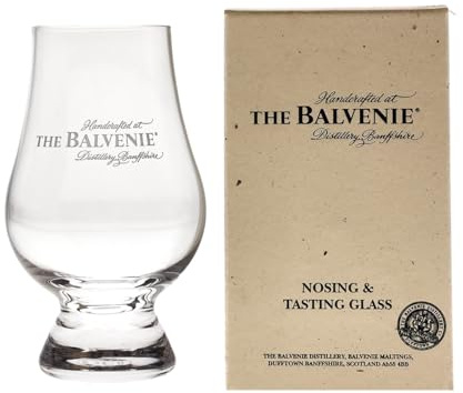 THE BALVENIE Glencairn Glas - Whisky Nosing / Tasting Glas mit Aufdruck