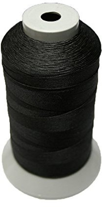 B2Q Sattlergarn Zwirn Ledergarn Extra Stark Nähgarn Polyester 1000m schwarz