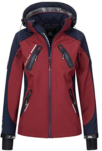 Rock Creek Softshelljacke Damen Outdoor Windbreaker D-441 | Wasserabweisende Übergangsbekleidung, funktionale Wanderjacke für Frauen, Camping, Freizeit und wechselhaftes Wetter