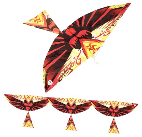 TOYANDONA 4pcs Rubber Band Power DIY Air Plane Ornithopter Birds Models (Assorted style)