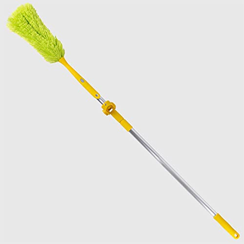La Briantina Plumero de poliéster para captación de Polvo, Mango telescópico 80-130 cm, para Ventana y radiador