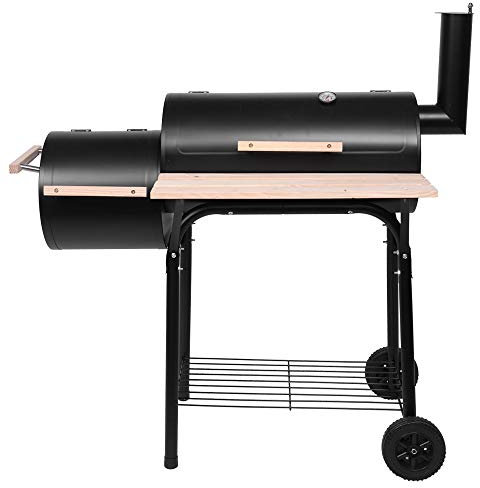 Oil Drum Charcoal Furnace High Temperature Spray Paint (500-600 Degrees) Diameter 15cm Plastic Wheel (Black)