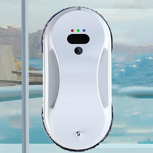 Round Robot Window Cleaner Electric Smart 5600Pa High Suction Remote Control Brushless Motor Glass Marble Washer Home Appliance