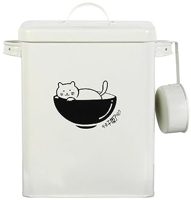 Mipcase Pet Food Storage Barrel Sealed Container Cat Dog Food Kibble Storage for Kitchen Home Use