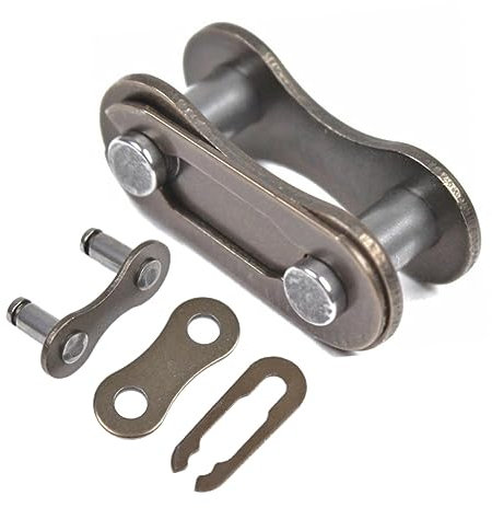 Yardwe 10pc Single-speed Chain Buckle Missing Link Stainless Steel Chain for Bike Accessory