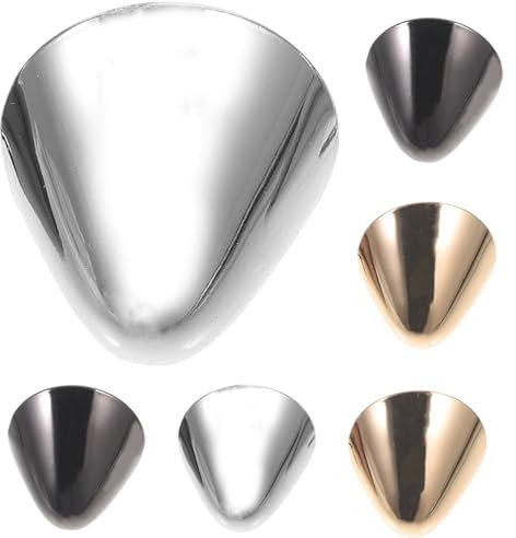 WOFASHPURET Metallschuhe Spitzenschutz 3 Paar High Heels Zehenkappe High Heels Spitzenabdeckung Langlebige Schuhspitzenkappe Für Schuhe Schutz Reparatur Dekoration A