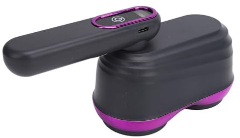 Levapelucchi Doppia Testa 20.000 Giri/min Ricaricabile con Display LED, Batteria 2000mAh, Tagliapelucchi per Abiti, Maglioni (GREY)