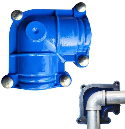 Rohrreparaturschelle für 5,4 cm Rohrbogen (Außendurchmesser des Rohres beträgt ca. 7,6 cm), 90-Grad-Winkel-Leckdichtung, kurzer Radius, PPR/PE/PVC/Eisenrohre, Gewindeanschlusswinkel,