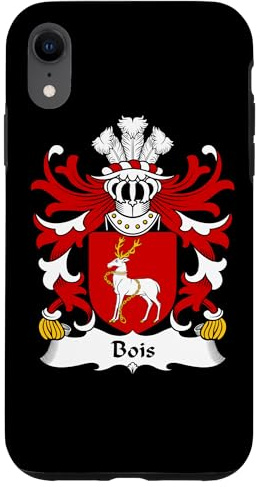 Coque pour iPhone XR Armoiries Bois - Blason de la famille