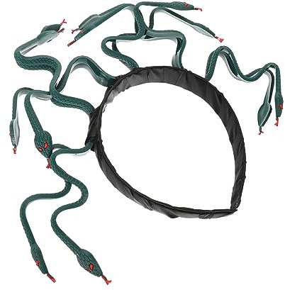 minkissy Medusa-kopfschmuck Aus Strapazierfähigem Material Dekoratives Stirnband Für Cosplay Partys Und Bühnenauftritte Als Foto-requisit Und Geschenkidee