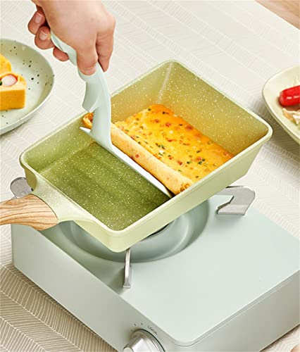 CWZZWS Bottom Non-Stick Frying Pan Omelette Pancake Cooking Pots Pan Saucepan Cookware
