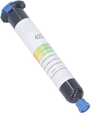Eacam UV Flüssiges Elektrisches Klebeband 50cc -Epoxidharz, Wasserdicht, UV -Bindungskleber, Schweißkleber, für Lötverbindungsschutz, Kabelfixierung, FPC -Verstärkung